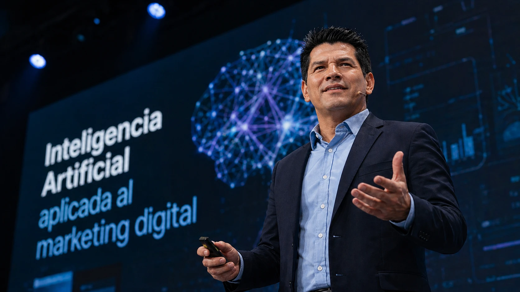 Javier Quiroz conferencia inteligencia artificial marketing multinivel